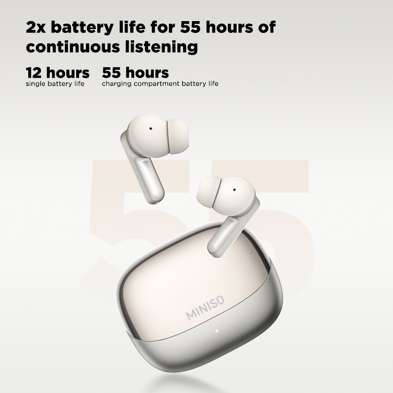 Headphones - MINISO MS106 Bluetooth-Kopfhörer In-Ear Weiche KI-Übersetzer-Ohrhörer