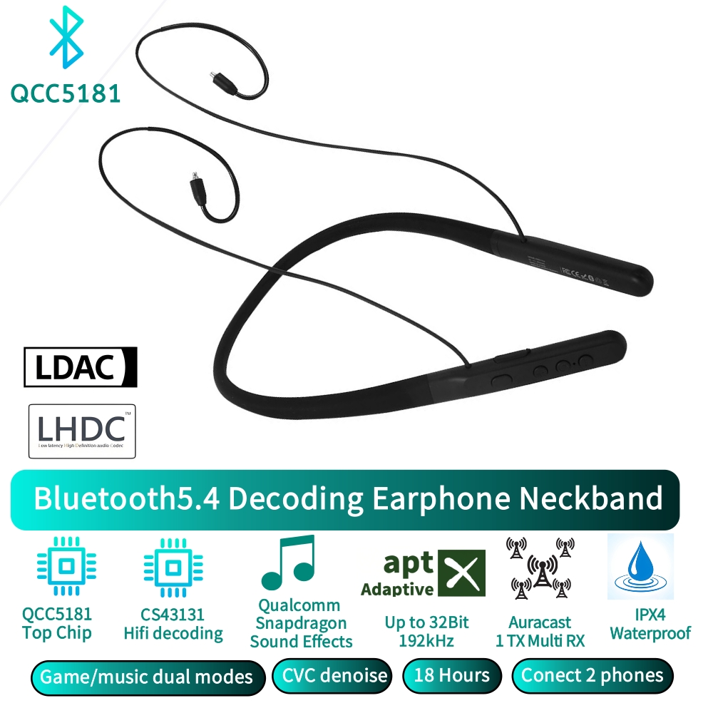 Sleep Mask Headphones Bluetooth - Drahtlose Nackenbügel-Ohrhörer der Audiophile-Qualität Bluetooth 5.4