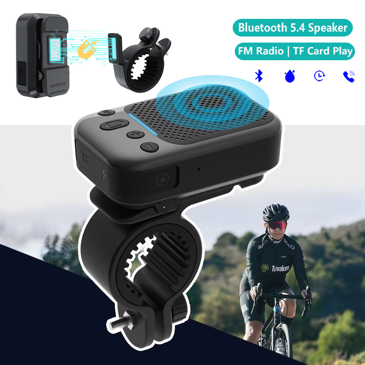 Mini Fahrrad Drahtlose Lautspr – Portable Bluetooth Speaker Waterproof Ipx7 Bewertung und Preis